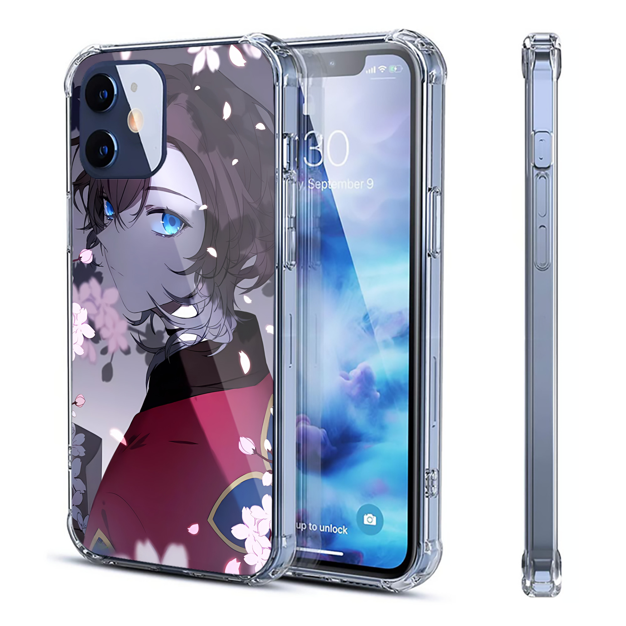 （画像用） 文豪ストレイドッグス Bungo Stray Dogs 【iPhone 12シリーズ対応】透明スマホケース（クリアソフトケース）